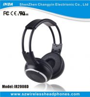 safe infrared wireless headset for vehicle entertainment