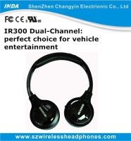 safe cheap  infrared wireless headset for vehicle entertainment