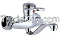 single lever brass kitchen faucet, kitchen mixer