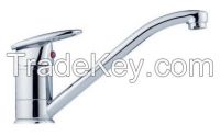 single lever brass kitchen faucet, kitchen mixer, kitchen sink