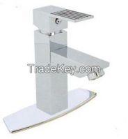 New design wash basin mixer with deck plate JY80132
