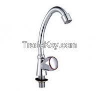 Brass single handle basin faucet with ABS ,ISO