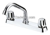 High quality faucet,China Sanitary Items,Double handle faucet,Automatic Color Changing Water Stream Faucet Tap