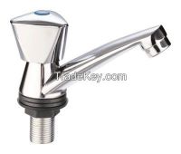 Single Handle Brass Basin Faucet/High Quality Qeck Mounted Zinc Alloy Handle Basin Taps