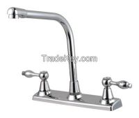 Sanitary Items,Double handle faucet,Automatic Color Changing Water Stream Faucet Tap