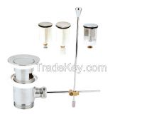 fashion and popular ,bathroom taps,Brass metal slotted basin waste pop up JYP03