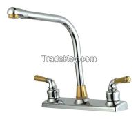 2015 New style double handle brass basin faucet, sink mixers