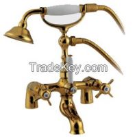 2015 New style double handle brass bath and shower faucet