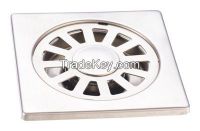 Chrome plated flooring drains