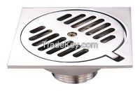 Chrome plated flooring drains