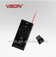 High quality 2.4GHz pcmcia card red laser  presenter from VSON