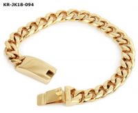 Stainless Steel 18K Gold Bracelets