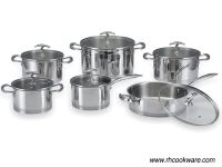 12 Pcs High Quality Precision Casting Handle Cookware Set