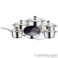 12Pcs Stainless steel cookware set
