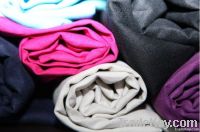 linen cotton blended plain dyed fabric