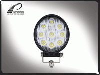 LED vehicle mounted round work light 27W