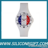 Silicone Iceeful Watch , World Cup Colorful Watch