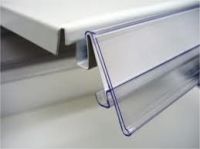 Supermarket plastic PVC price tags holder