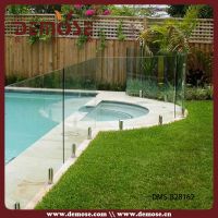 tempered glass pool fence steel spigots(DMS-B28162)