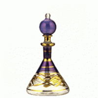 Blown glass Egyptian perfume bottles