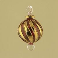 Blown Glass Egyptian Christmas Ornament