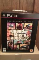 Grand Theft Auto 5, GTA V PS3 Gamestop Collectors Edition + Hardcover Guide, NEW 