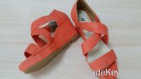 bright-color for ladies sandal wedge sandal