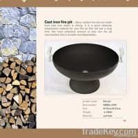 cast iron garden fire pit