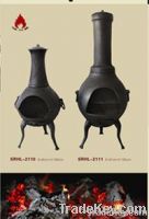 Garden Cast Iron Chiminea for BBQ