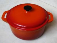 cast iron emamelled casserole