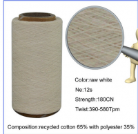 top grade blended cotton yarn price