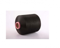 30s,32S spun polyester yarn black color