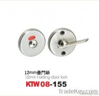 Bathroom Folding-Door Lock (KTW08-155)