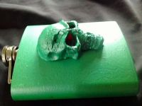 3D skull flask