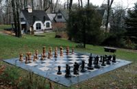 Chess Set For Garden