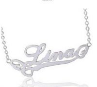 cheap silver Name necklace, custom silver Name necklace, Personalised silver Name Necklace