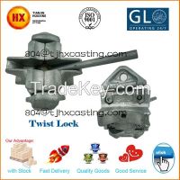 Shipping container locks, lock and lock containers twistlock - manual