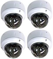 4 Dome Color Cameras 2 Megapixel HD-SDI IR 1080P Night Vision Vandal Proof