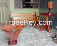 rustic wooden furniture