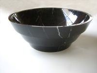 black marquina marble sink
