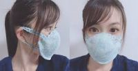 face  and  surgical  mask  for  the  fight against coronavirus or con vid  19  virus pandemic