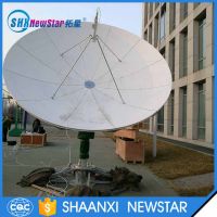 3.7m earth station satellite antenna manual/motorized C/Ku band Rx only aluminum