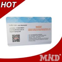 high quality clear frosted plastic business cards
