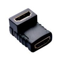 90degree 19 pin HDMI cable 1.4V connector ,female to female, gold-plated  for computer , TV, DVD