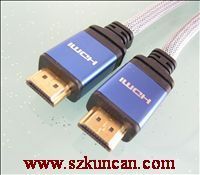 19 pin HDMI cable 1.4V with metal shell , goldplatded , male to male for computer