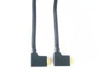 right angle 19 pin HDMI cable 1.4V with 1080P male to male,gold-plated  for computer ,TV,DVD