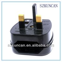 Euro to UK plug travel adapter