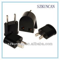 US 2pin female to Euro plug travel adapter