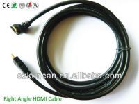 Right angle hdmi cable
