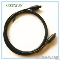 black toslink fiber cable